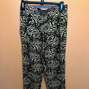 Leyden black and taupe pants